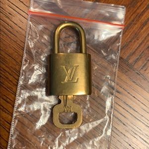 Louis Vuitton lock and key set